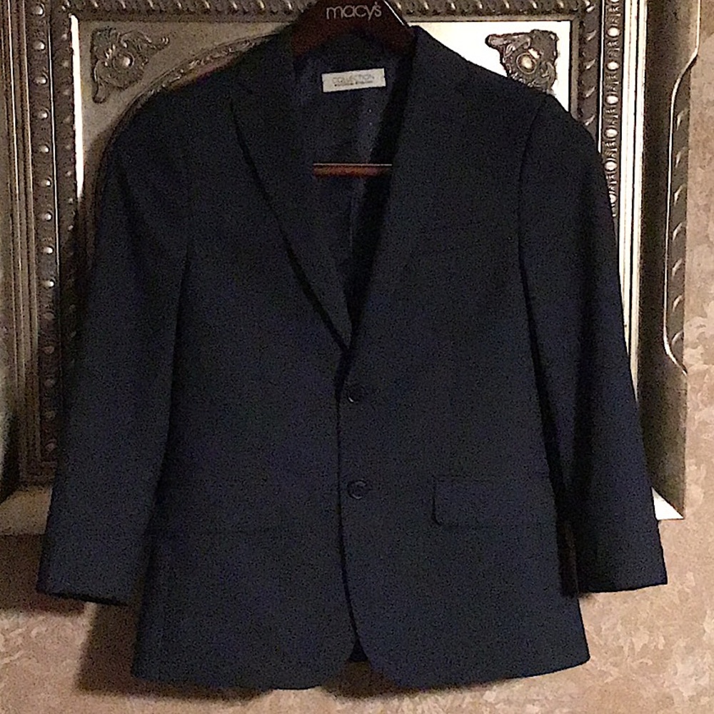 Michael Strahan Collection Navy blue suit